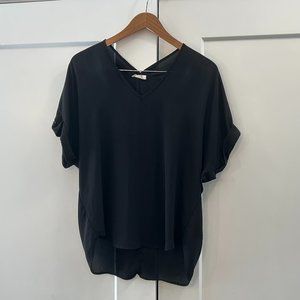 Black Lush Blouse Medium